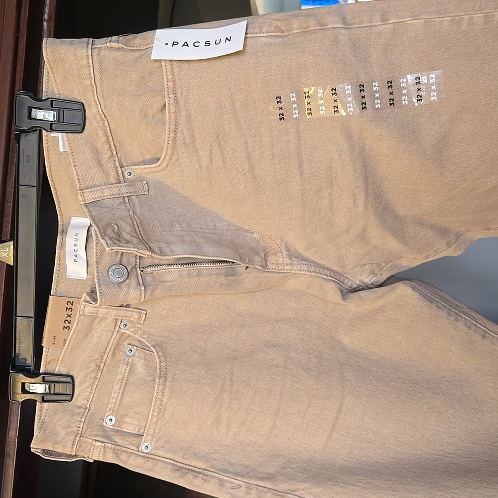 Men's New with Tag Tan PacSun Slim Jeans